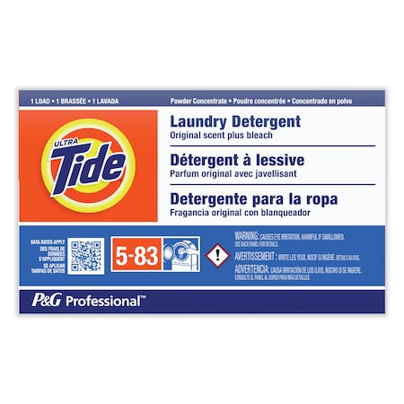 Powder Laundry Detergent Plus Bleach, Original Scent, 14 Oz Vending Box, 156PK
